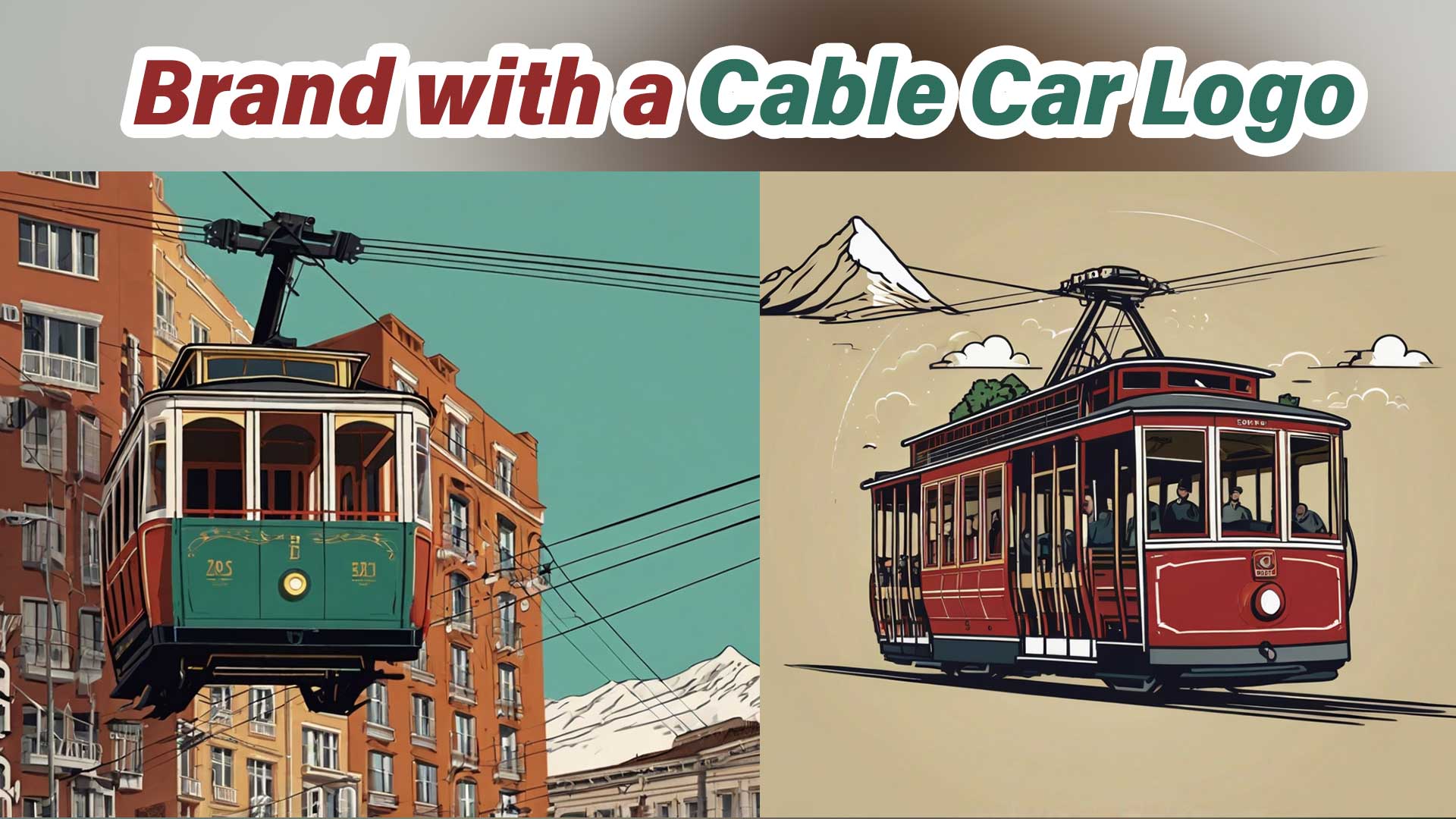 Brand with a Cable Car Logo