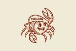 Mascot Custom Crab College Logo