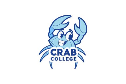 Mascot Custom Crab College Logo