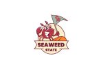 Mascot Custom Crab College Logo
