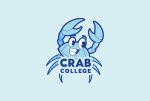 Mascot Custom Crab College Logo