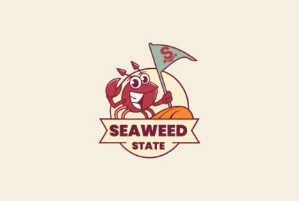 Mascot Custom Crab College Logo