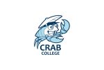 Mascot Custom Crab College Logo