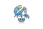 Mascot Custom Crab College Logo