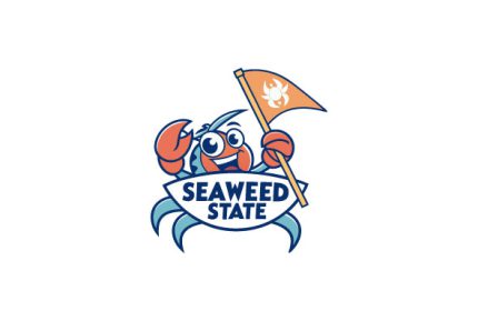 Mascot Custom Crab College Logo