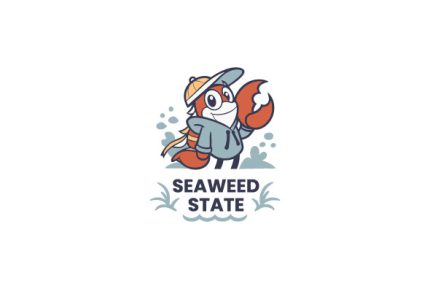 Mascot Custom Crab College Logo