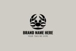 Mascot Custom Crab College Logo