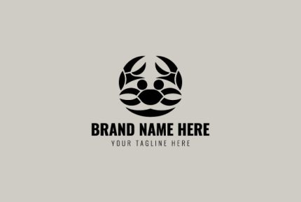 Mascot Custom Crab College Logo