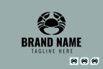 Mascot Custom Crab College Logo