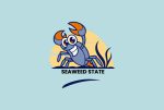 Mascot Custom Crab College Logo