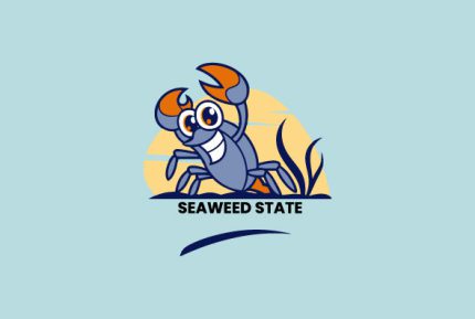 Mascot Custom Crab College Logo