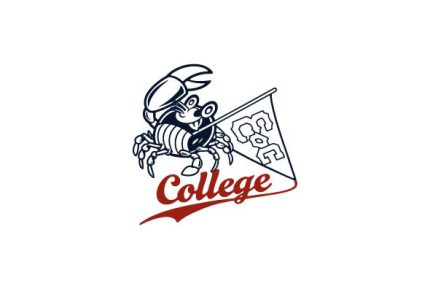 Mascot Custom Crab College Logo