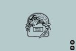 Mascot Custom Crab College Logo