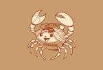 Mascot Custom Crab College Logo