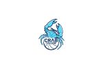 Mascot Custom Crab College Logo