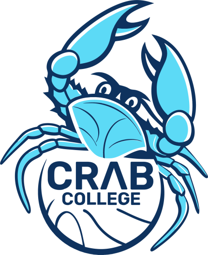 Mascot Custom Crab College Logo